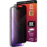 Zagg InvisibleShield Glass Elite - Skjermbeskyttelse for mobiltelefon - glass - med personvernsfilter - for Apple iPhone 17 Pro