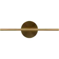 UMAGE LED-vegglampe Omni, messingfarget, bredde 54 cm, 2 lyskilder