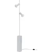 Hubsch Gulvlampe SET, lysegrå, høyde 160 cm, jern/glass, 2 lyskilder