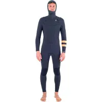 Hurley Plus 5/3 Mm Langermet Våtdrakt Med Hette Og Glidelås På Brystet