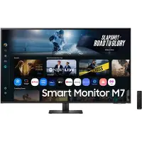 Samsung S43FM700UU - M70F Series - LED-skjerm - Smart - 43" - 3840 x 2160 4K UHD (2160p) @ 60 Hz - VA - 300 cd/m² - 5000:1 - HDR10 - 4 ms - 2xHDMI,...