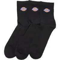 Dickies Sokker - 3-pack - Valley Grove - Svart - - 39/42 - Sokker
