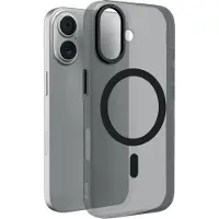 SBS Lightfeel-etui til iPhone 17, kompatibelt med MagSafe – gjennomsiktig og svart