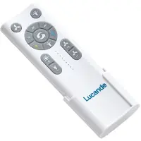 LUCANDE Smart LED-takvifte Moneno, svart, DC, Tuya