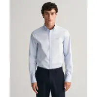 Gant Slim Fit Poplin Skjorte Med Lange Ermer