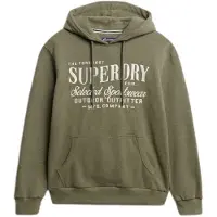 Superdry for man. M2014246A Outdoor Supply Co Relaxed Hood green (XXL), Casual, Cotton, Long sleeve