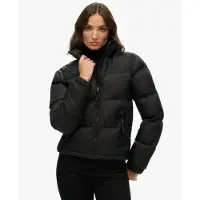Superdry for woman. W5011975A Tech Jacket black (XS), Casual, Sustainable, Recycled nylon