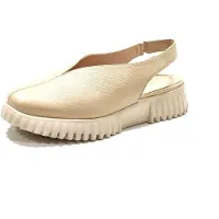Wonders for woman. A-4411_5078_1050 Flexfly 11 Beige Leather Sandals (37), Flat, None, Casual