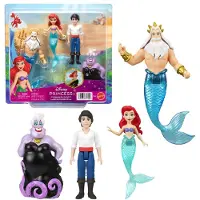 Mattel Disney Princess Little Mermaid Character Set Dukke