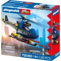 Playmobil City Action - Politihelikopter - 28 Deler - 72080 - - OneSize - Leketøy