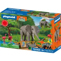 Playmobil Elephant With Caretaker Byggespill