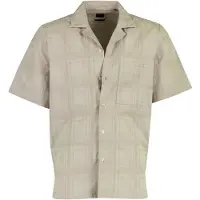 BOSS for man. 50559322 Rayer beige shirt (XL), Casual, Cotton, Short sleeve