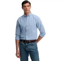 Superdry Preppy Oxford Skjorte Med Lange Ermer