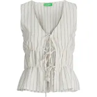 Jack & Jones Almira Linen Jjxx Ermeløs Bluse
