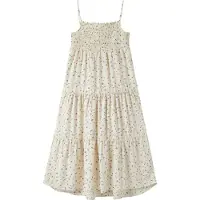 Name it Kjole - NkfVinaya - Mandelmelk/Søte blomster - - 6 år (116) - Kjole