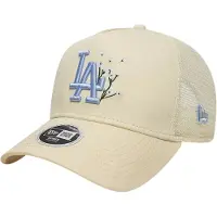 New Era Caps - Lastebilsjåfør - LA Dodgers Floral - Light Beige - - 56-63 cm - Caps