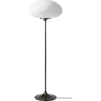 Gubi gulvlampe Stemlite, svart-krom, høyde 110 cm, dimbar