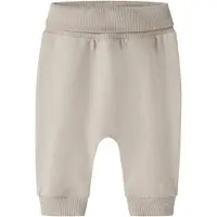 Name it Joggebukser - NbmHall - Chateau Gray m. Sjiraff - - 68 - Joggebukse