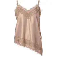 Pieces Pcnomi Sateng Blonde Topp Med Stropper