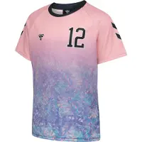 Hummel T-skjorte - hmlSHIMMER - Rosa Nektar - - 10 år (140) - T-skjorte