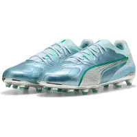 Puma KING 20 ULTIMATE CA NYC FG/AG Football Boots Unisex, Sports, Icy Blue/Mint Jelly/Sparkling Green, 41