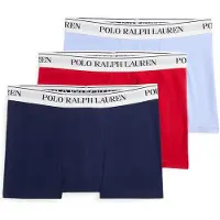 Ralph Lauren for man. 714830299210 Set of 3 navy, red, blue stretch cotton boxers (M), Casual, Multicolor