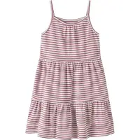 Name it Kjole - NkfVasita - Birght White/Mesa Rose - - 9 år (134) - Kjole