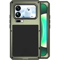 Love Mei Xiaomi 17 Pro Max Powerful Hybrid-deksel - Grønn