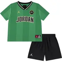 Jordan Shorts Sett - Mesh - Svart/Lucky Green - - 4-5 år (104-110) - Shorts