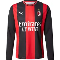 Puma AC Milan 26/27 Long Sleeve Home Jersey Men, Clothing, Black/Red, M