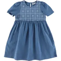 Name it Kjole - NmfHerta - Falmet Denim - - 6 år (116) - Kjole