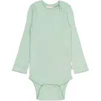 Petit Piao Body I/e - Rib - Modal/Bomull - PpSea - Frost Green - - 68 - Langermet Body