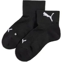 Puma Elite Running Quarter Socks Unisex, Accessories, Black, 43-46