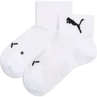 Puma Elite Running Quarter Socks Unisex, Accessories, White, 39-42