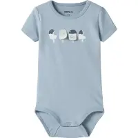 Name it Body k/e - NbmJensen - Blue Tåke - - 56 - Kortermet body