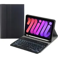 Mtp Products iPad Mini 2021/2024 Bluetooth-tastaturveske - svart