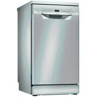 Bosch SPS2IKI04E, Frittstående, Slimline (45 cm), Rustfritt stål, Rustfritt stål, Knapper, Kurv