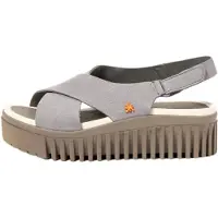 Art for woman. 115743150003_0B0 Leather Sandals 1574 Brighton blue (38), 3 to 5 cm, Velcro, Casual