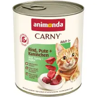 Animonda Carny Økonomipakke Adult 24 x 800 g - Storfe, Kalkun + Kanin
