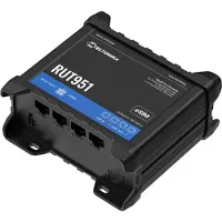Teltonika RUT951 - Trådløs ruter - WWAN 3-portssvitsj 2,4 GHz - 3G, 4G - DIN-skinnemonterbar, overflatemonterbar