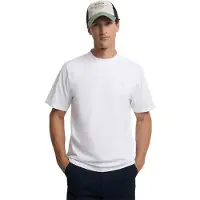 Silbon for man. S261040401067 Racquets white lettering T-shirt (XXL), Casual, Cotton, Short sleeve