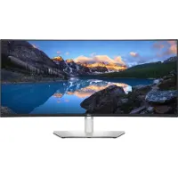 Dell UltraSharp U3824DW - LED-skjerm - kurvet - 38 - 3840 x 1600 WQHD+ @ 60 Hz - IPS Black - 300 cd/m² - 2000:1 - 5 ms - 2xHDMI, DisplayPort, USB-C - høyttalere