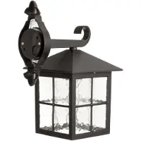 ELSTEAD Utendørs vegglampe Winchester BL18, lykt nederst, IP43