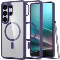 Spigen Samsung Galaxy S26 Ultra Ultra Hybrid Mag Deksel - Dyp lilla / Klar