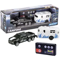 Revell Mini RC-bil med campingvogn, Control fjernstyrt minibil