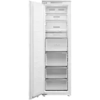 Scandomestic FRI212NFWD - Konvertibel kjøleskap / fryser - stående - innebygd - fordypning - bredde: 56.4 cm - dybde: 56 cm - høyde: 177.3 cm - 212 liter - Klasse D - hvit
