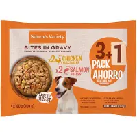 Nature’s Variety Nature's Variety Bites i saus Mini Adult 12 x 100 g - Kylling & laks