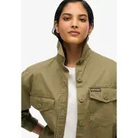 Superdry Military Emb Oversized Skjorte Med Lange Ermer
