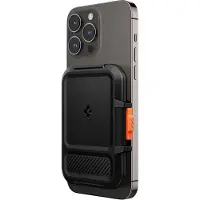 Spigen iPhone Lock Fit Wallet with MagSafe - black