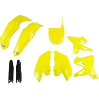 Ufo Yamaha Yz 125/250 2008-2014 Restyling Yakit312f-101 Fork Protectors & Plastsett